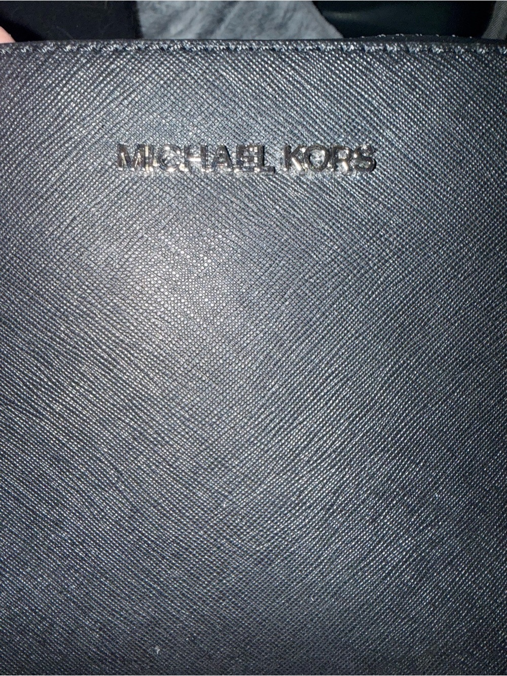 Michael Kors Large Black & Silver Crossbody Bag NWT - Picture 5 of 6